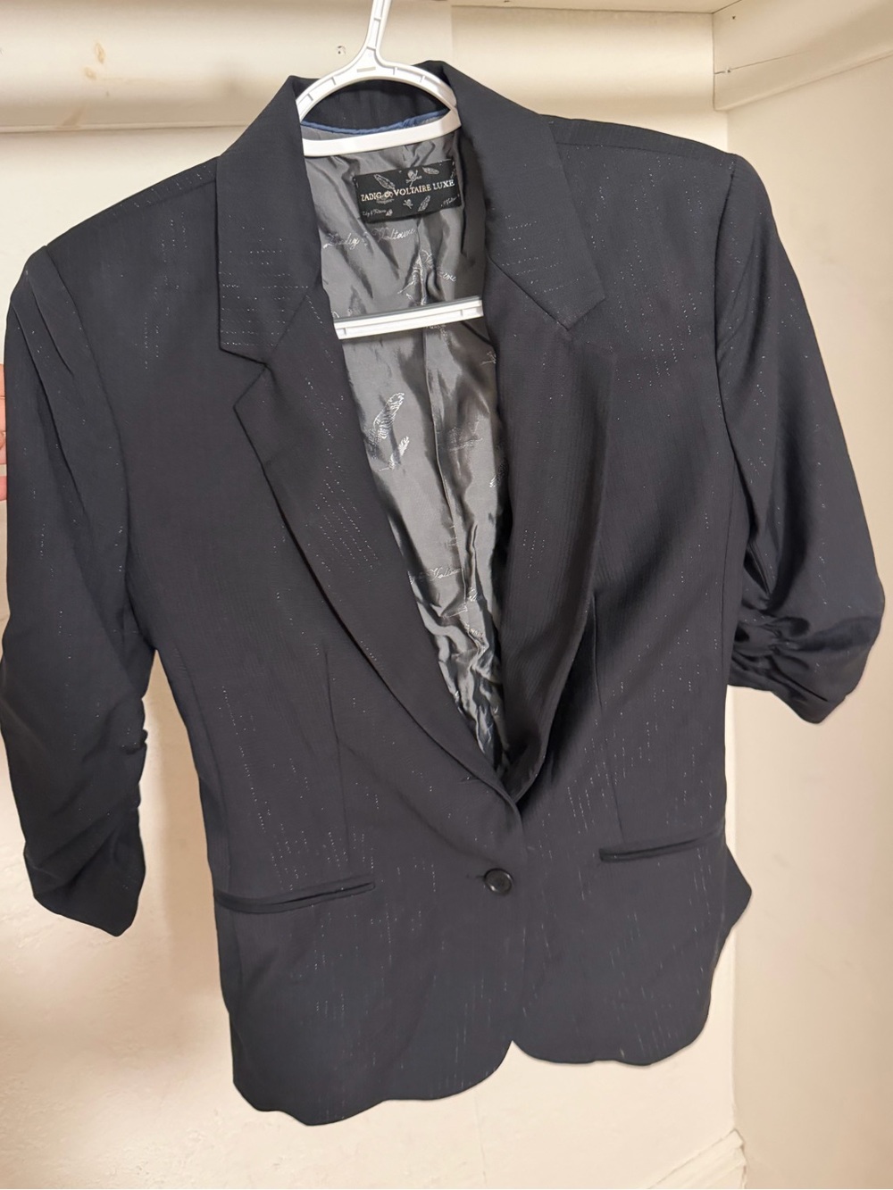 Zadig & Voltaire Luxe Wool Blend Blazer
